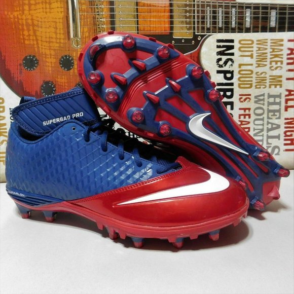 Nike Lunar Superbad Pro TD Football Cleats Navy